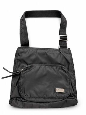 Kenneth Cole black nylon crossbody bag